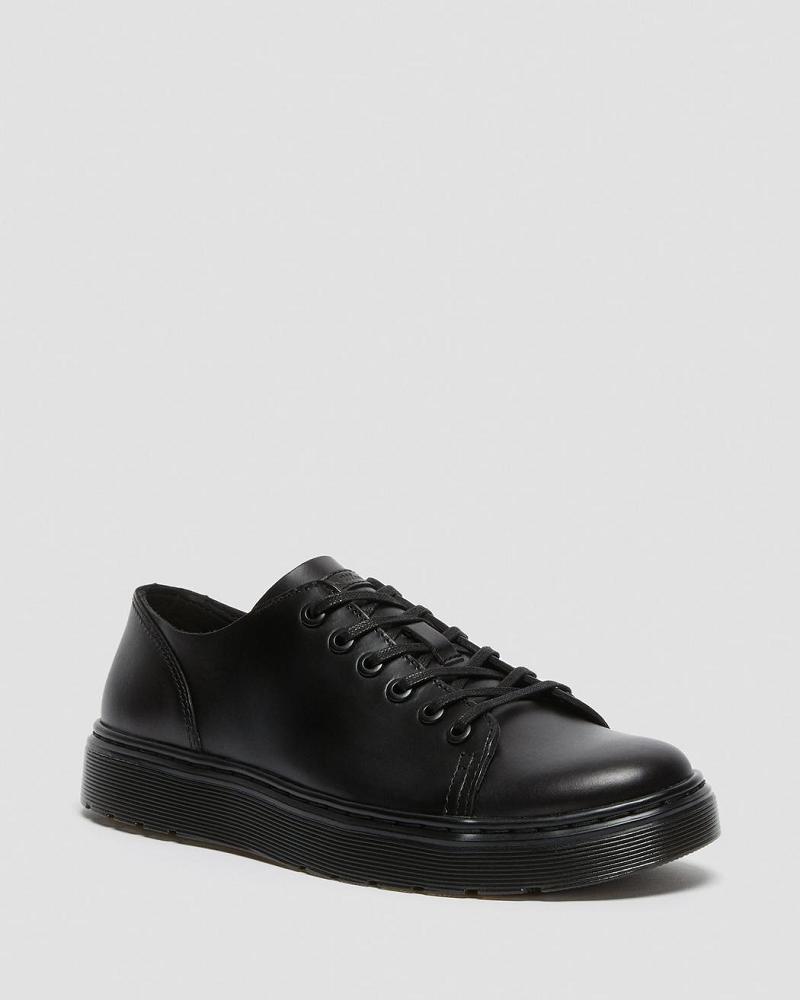 Men\'s Dr Martens Dante Brando Leather Oxfords Shoes Black | AU 616XYU